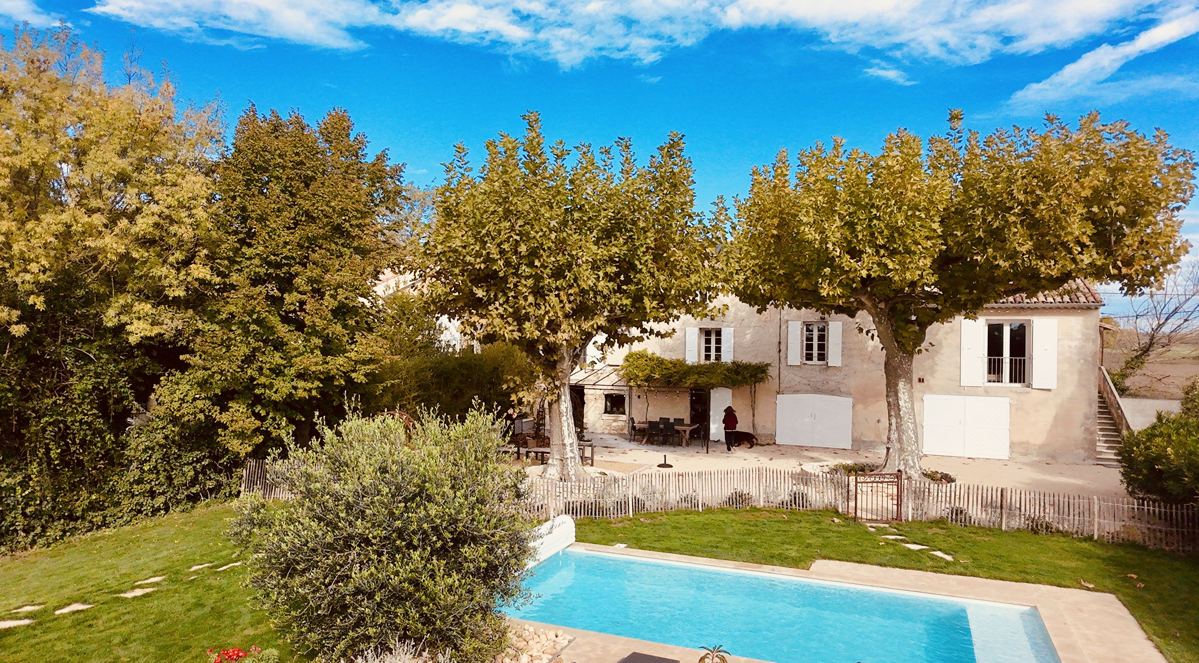 Mas des Mians et sa piscine